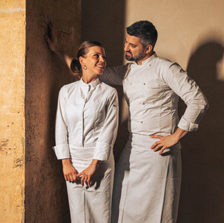 Le duo Eugenio et Cecilia, complices et créateurs d’Amâlia. 