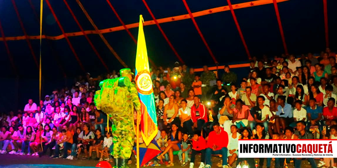 Circo Colombia del Ejército Nacional llevó alegría a los habitantes de Orito, Putumayo