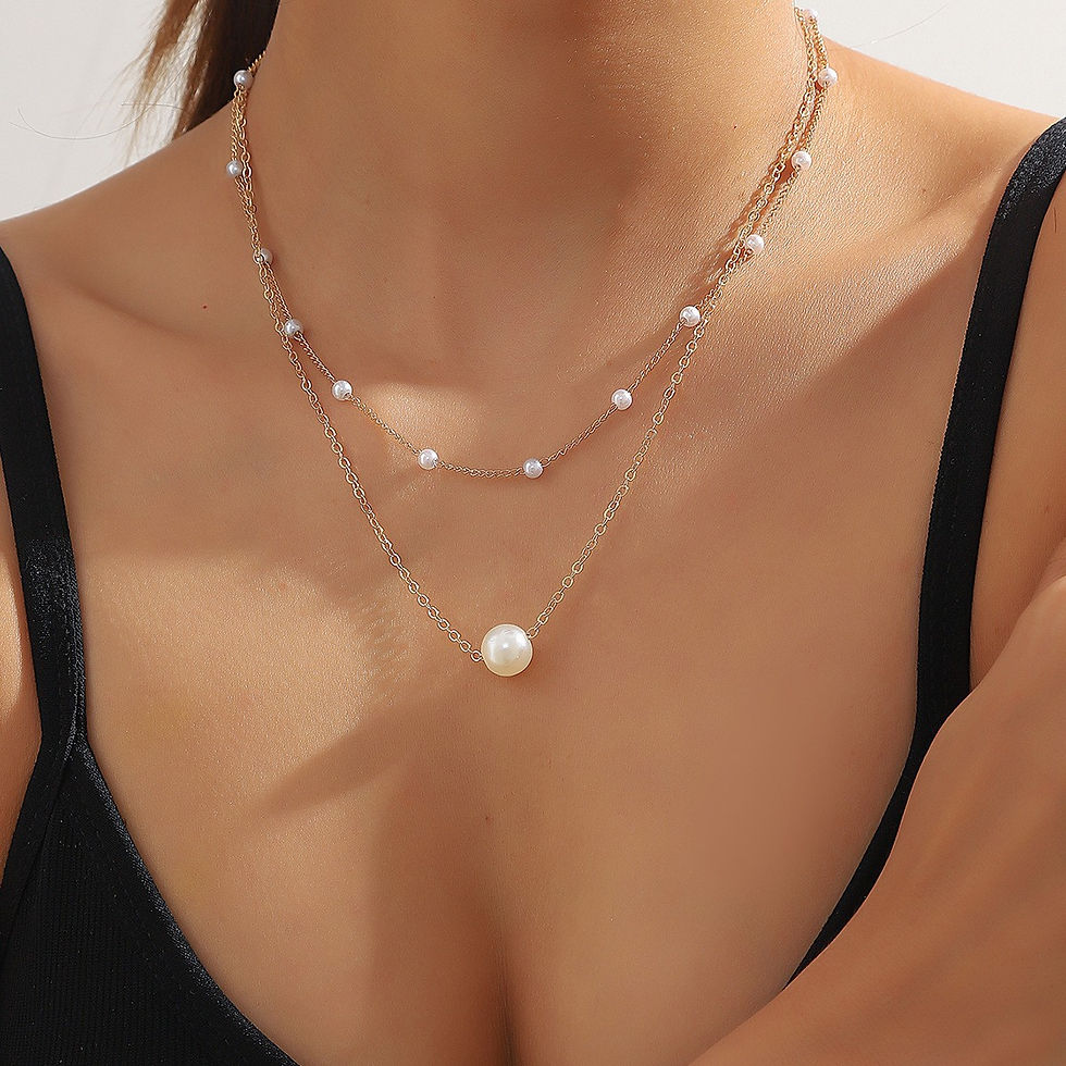 Thumbnail: Layered clavicle necklaces