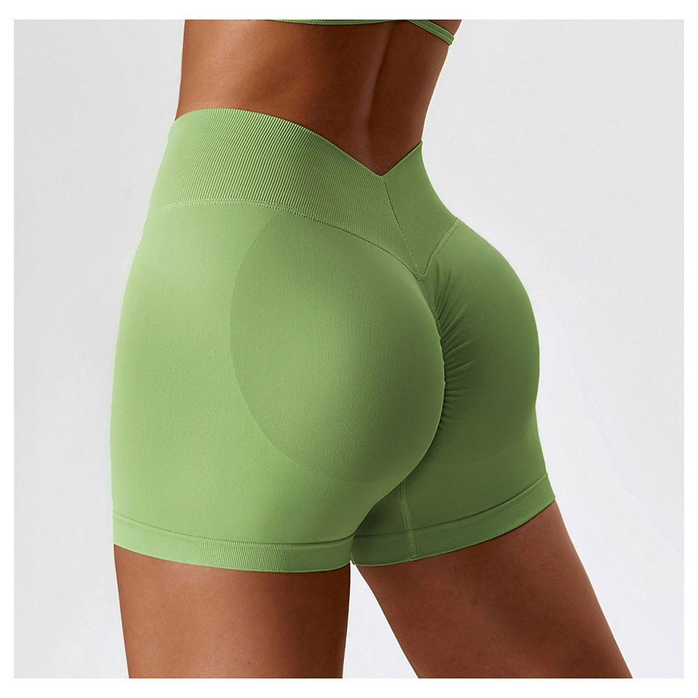 Thumbnail: Seamless High-Waisted Yoga Shorts for Women