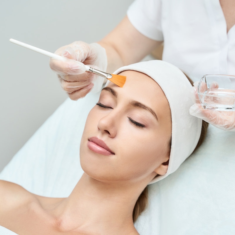 Medical-grade chemical peel treatment