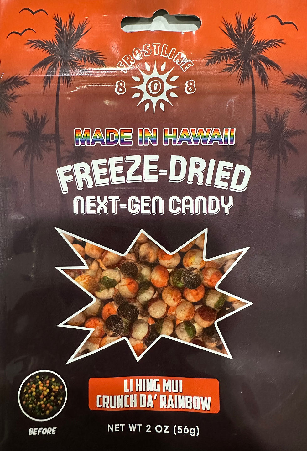 Frostline Freeze-Dried Li Hing Mui Crunch Da Rainbow