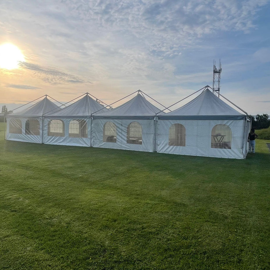 Pagodenzelt mit Holzboden mieten Osnabrück