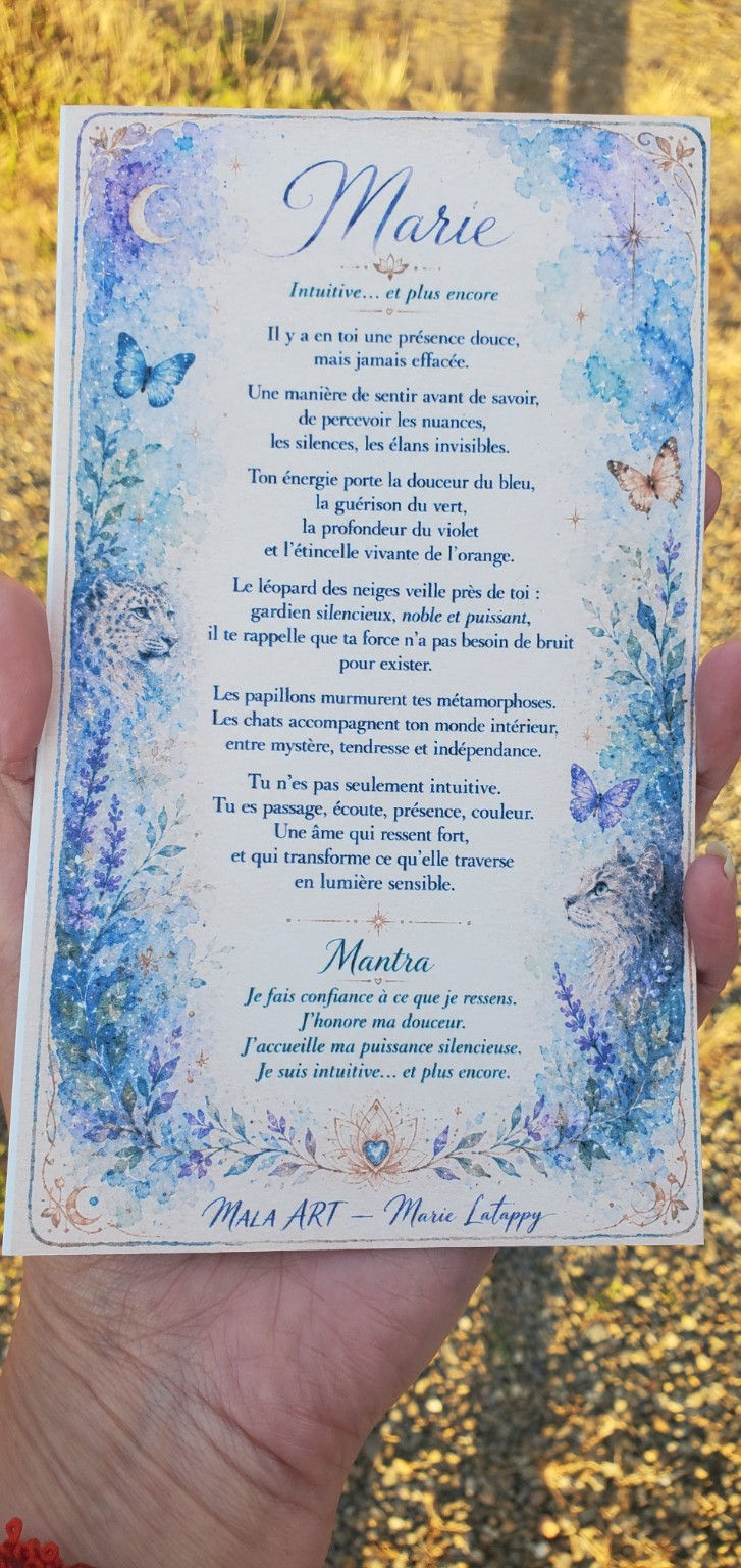 et voici le verso de ma carte