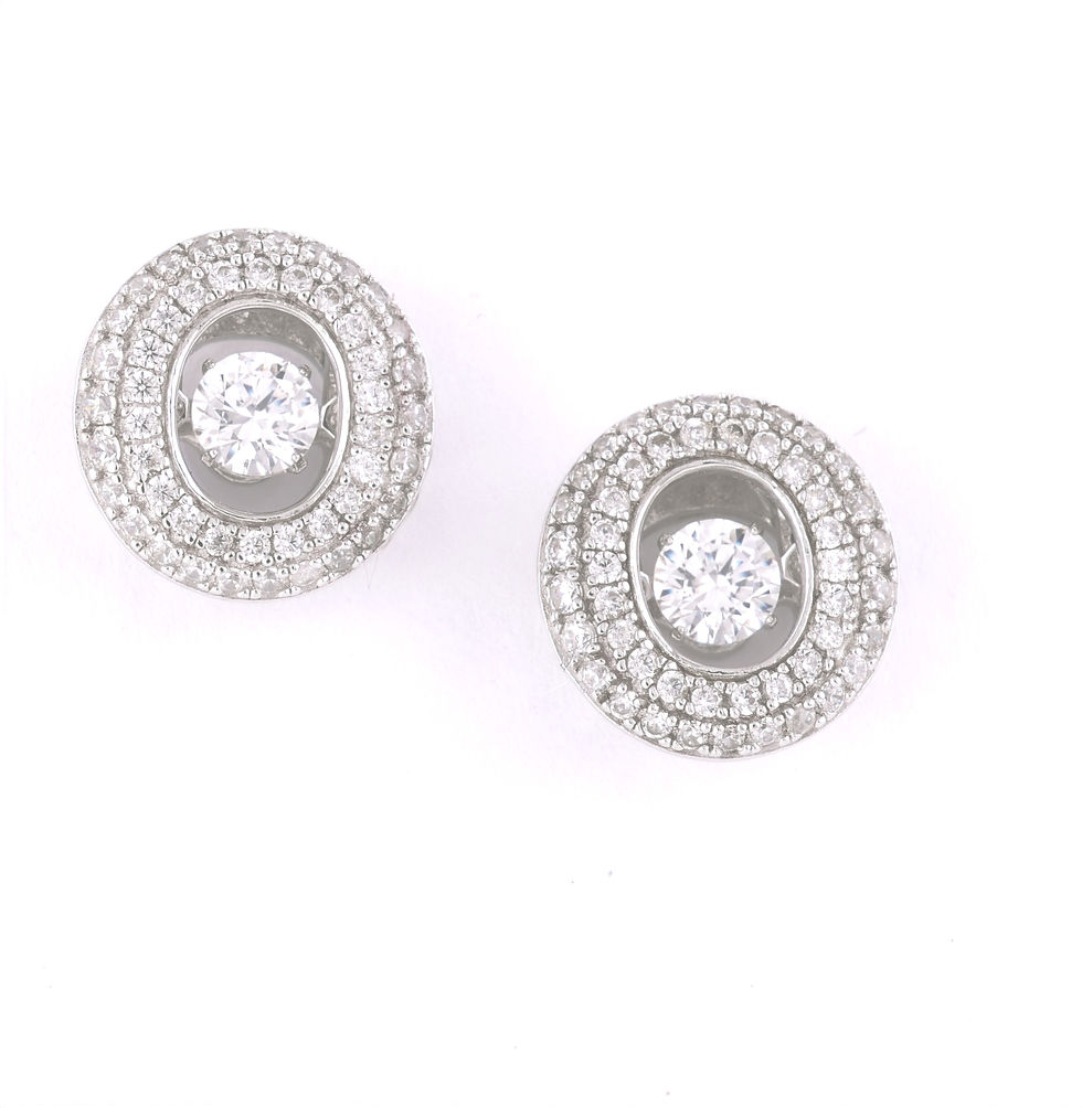 Enchanted 'Renewal' Cara Mia Simulated Diamond Earrings