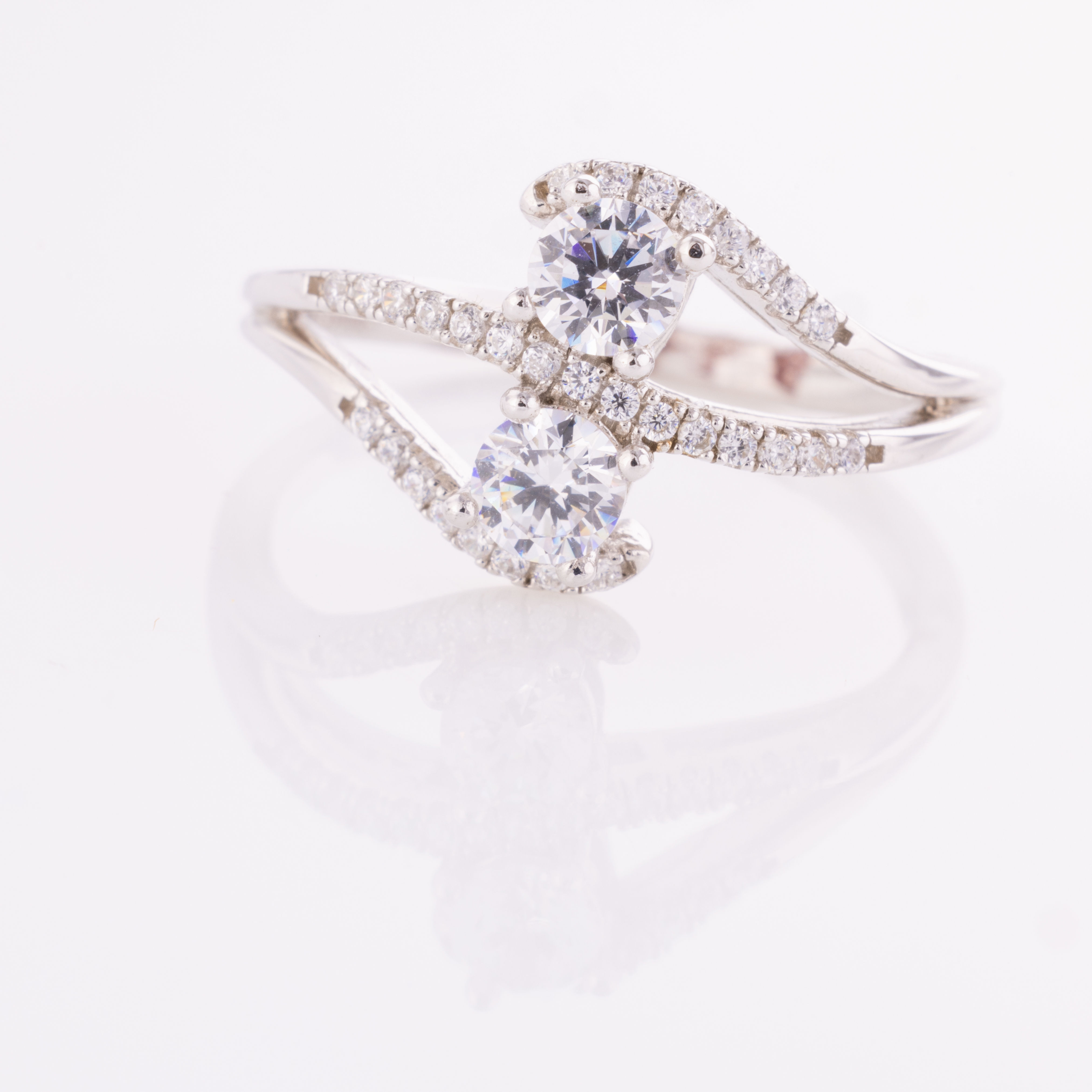 Monarch 'Inspire Me'  Cara Mia Simulated Diamond Ring