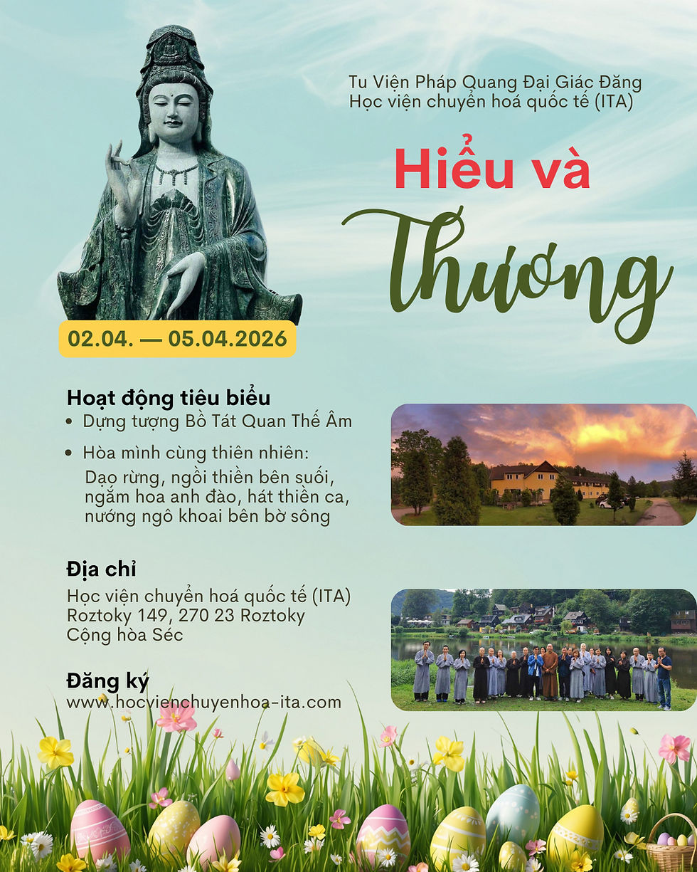 Khoá thiền “Hiểu và thương”