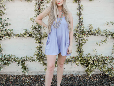 Lilac Romper | Shop Red Dress