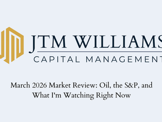 March 2026 Market Review: Oil, the S&P, and What I'm Watching Right Now