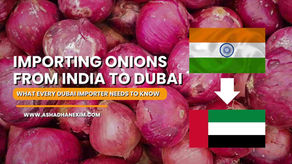 India to Dubai Onion Import