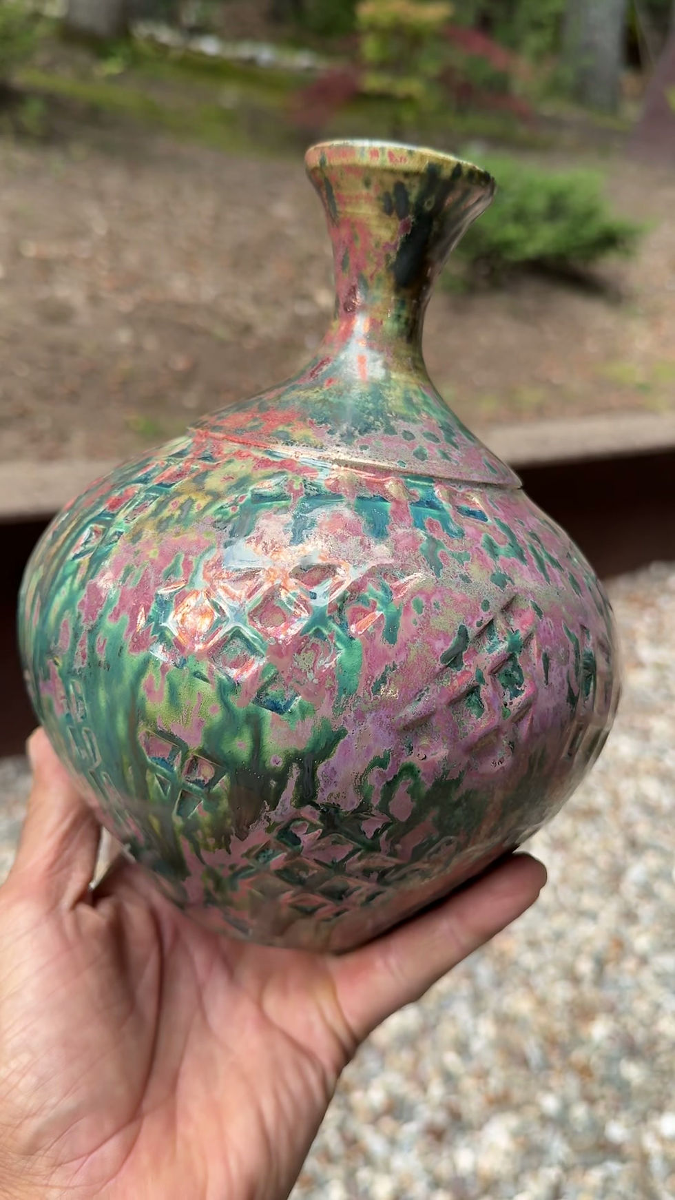 Thumbnail: Raku-fired Vessel  5“ x 5“