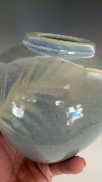 Thumbnail: Stoneware Vase - 5.5" x 5.5"