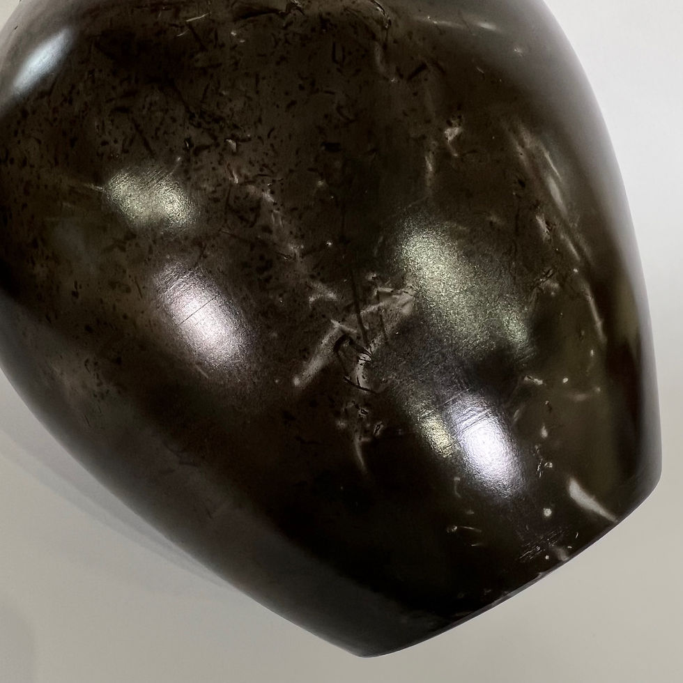 Thumbnail: Decorative Smoked Vessel -  8 3/8" x 7 1/8"