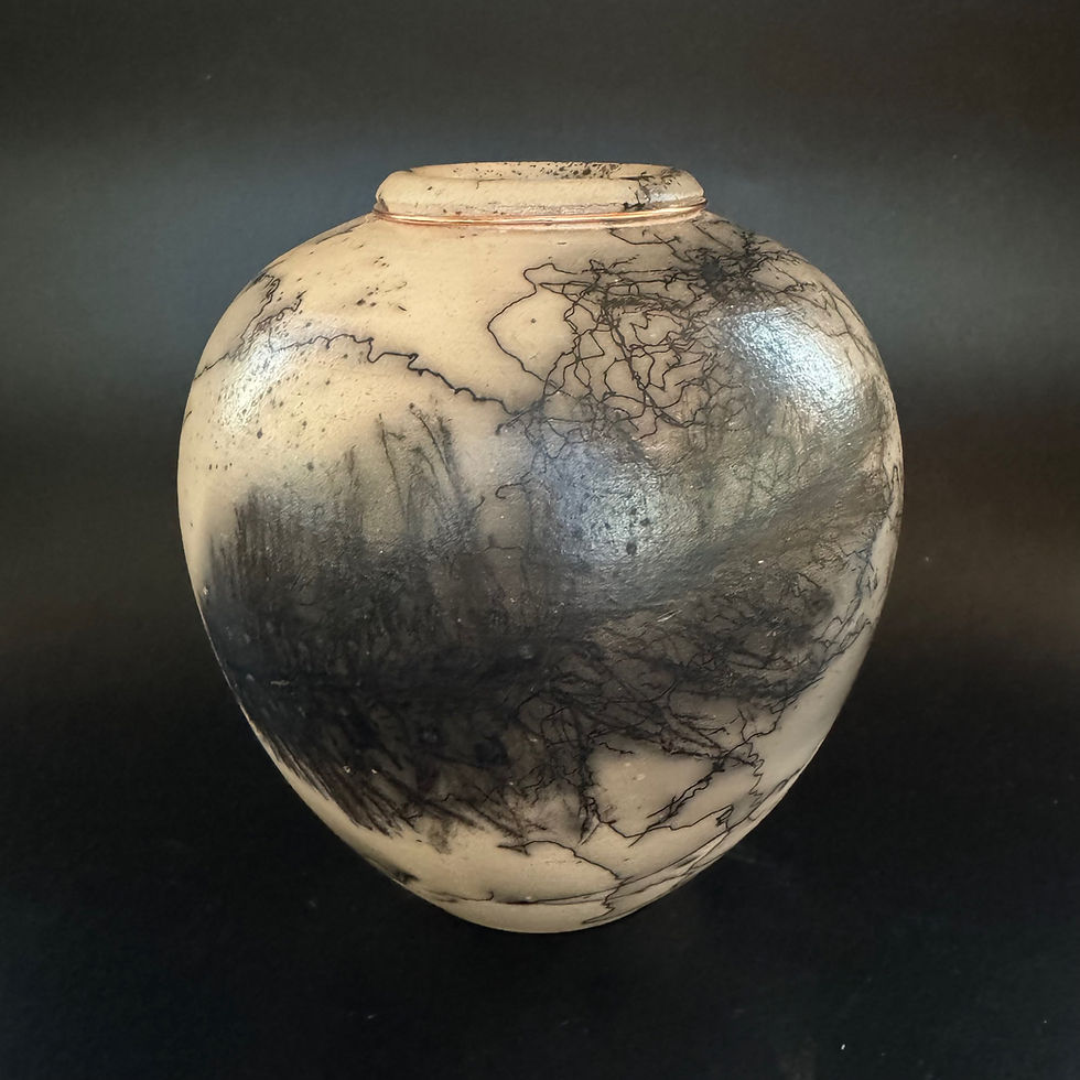 Thumbnail: Smoked vase - 5 3/8”x 5”