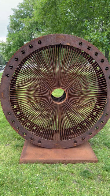 Thumbnail: Steel Sculpture - 78" x 46" x 50”