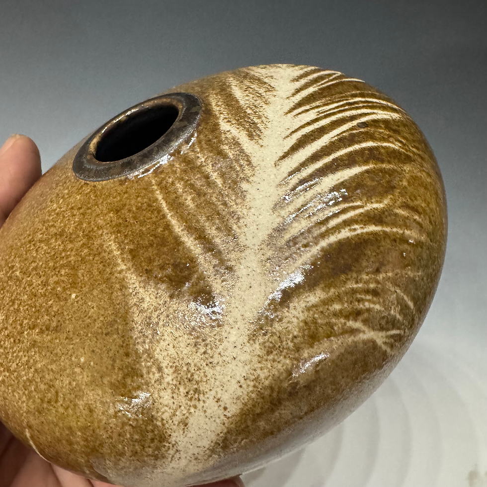 Thumbnail: Stoneware Vase - 3.5" x 5.5"