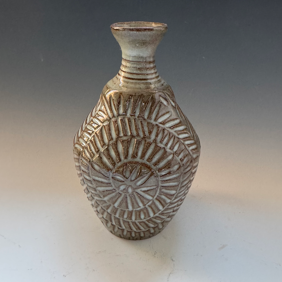Thumbnail: Stoneware Bottle- 7" x 4 3/8"