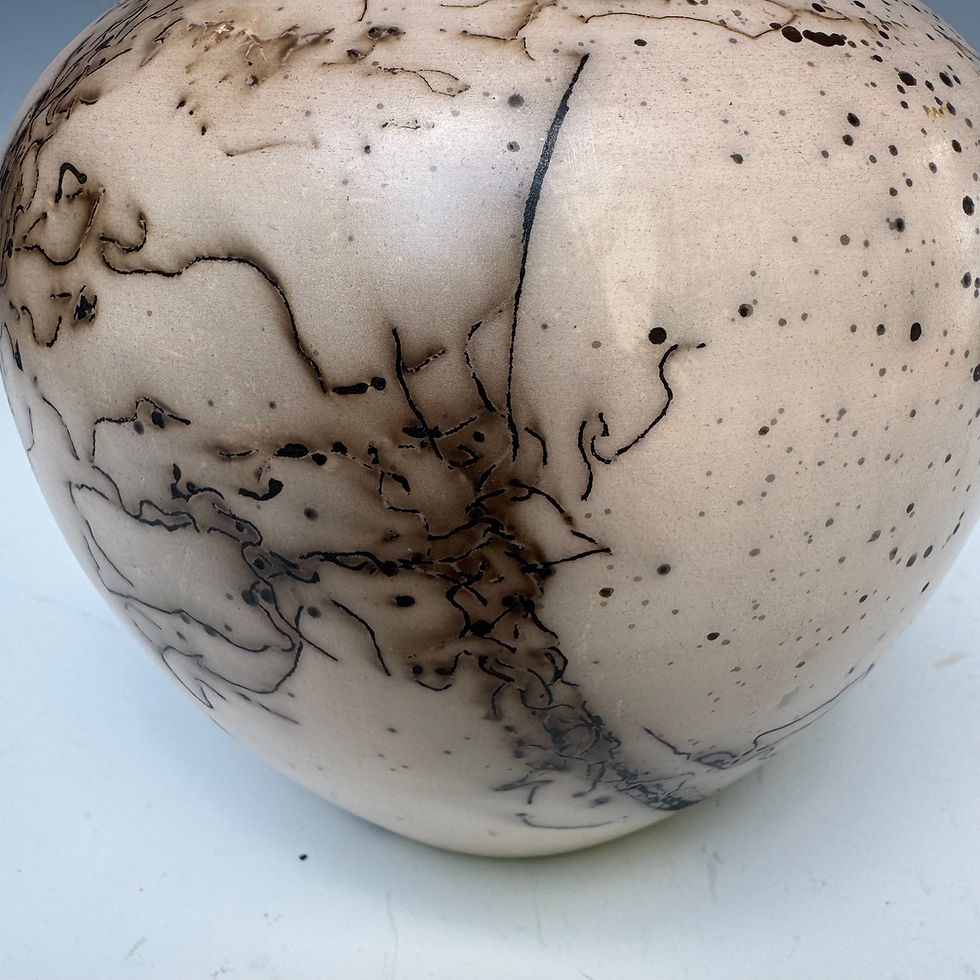 Thumbnail: Smoked Stoneware Vase -  6” x  6.25”