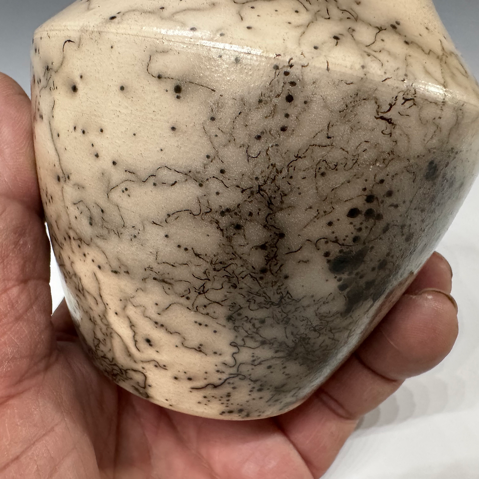 Thumbnail: Smoked Stoneware vase - 4” x 4”