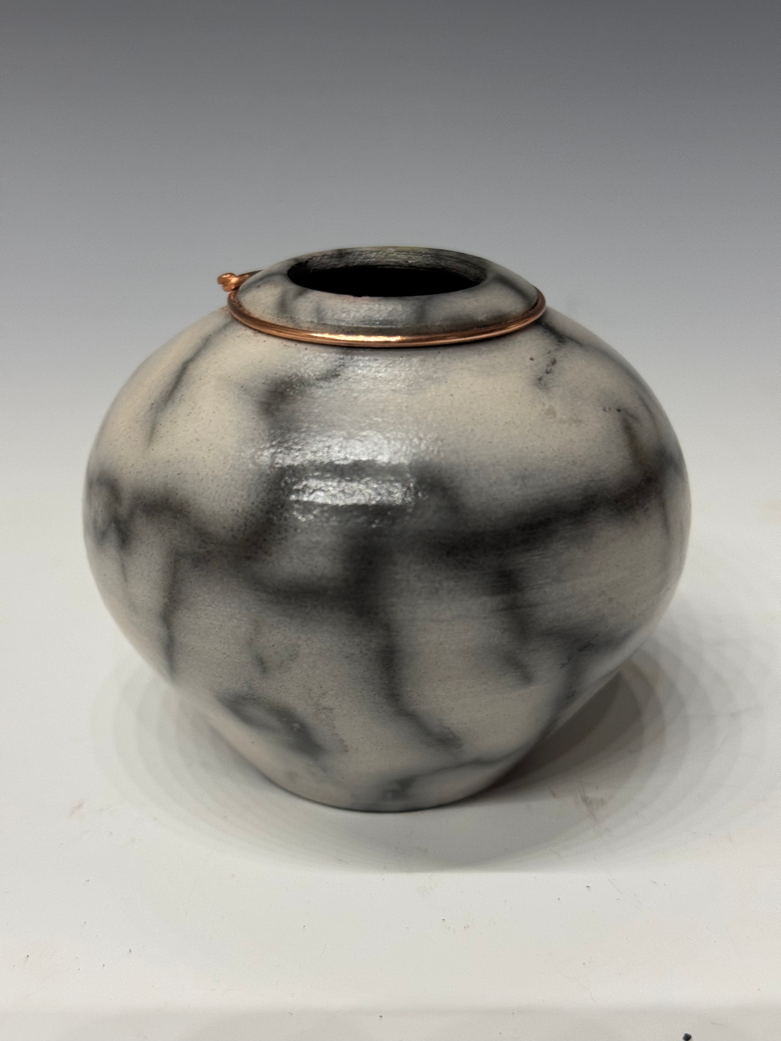 Saggar Raku Vessel 2 3/8” x 3”
