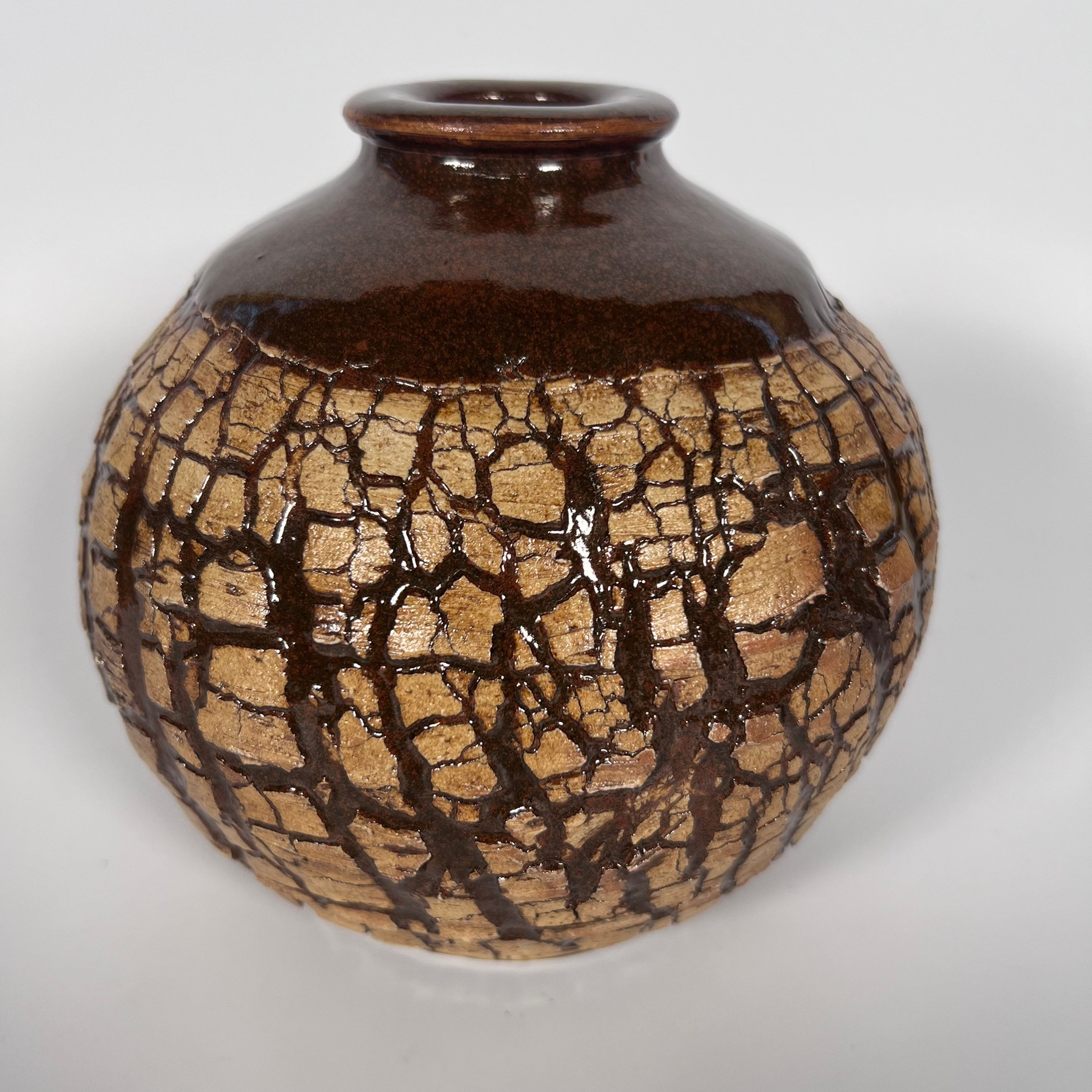 Stoneware Vessel 5 1/4" x 6 3/8"