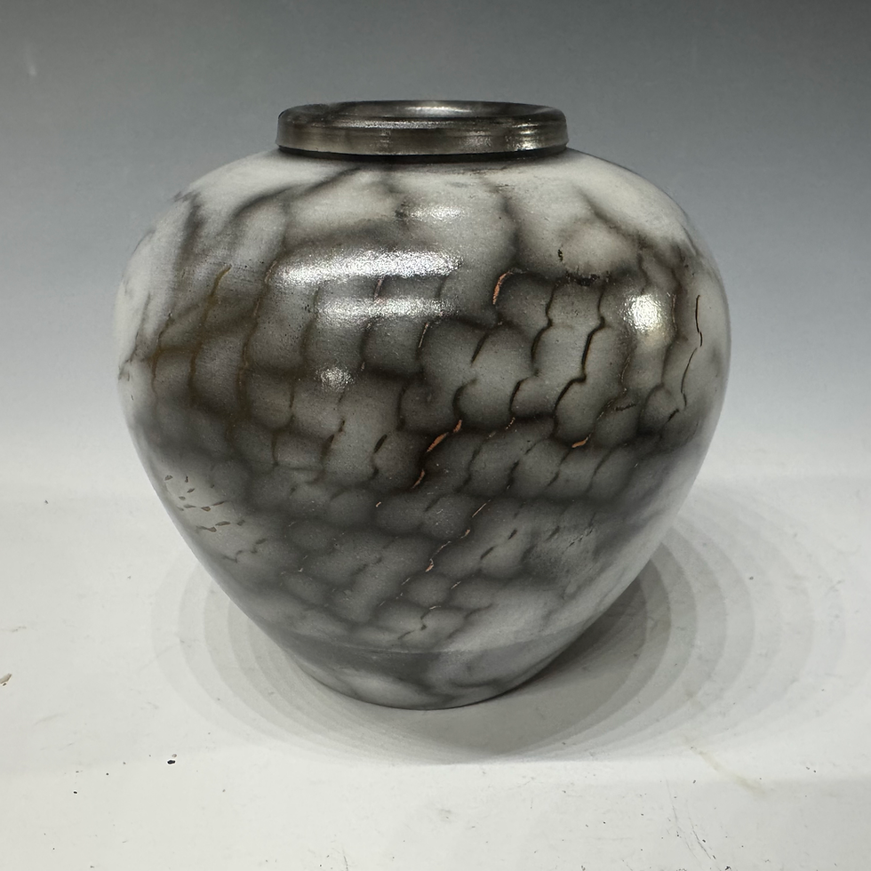 Thumbnail: Saggar Raku Vessel 4” x 4”