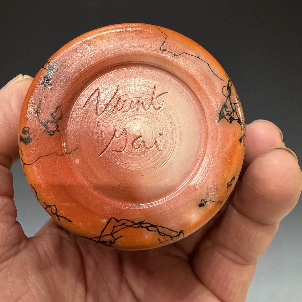 Thumbnail: Smoked Stoneware vase - 4.75” x 3.25”