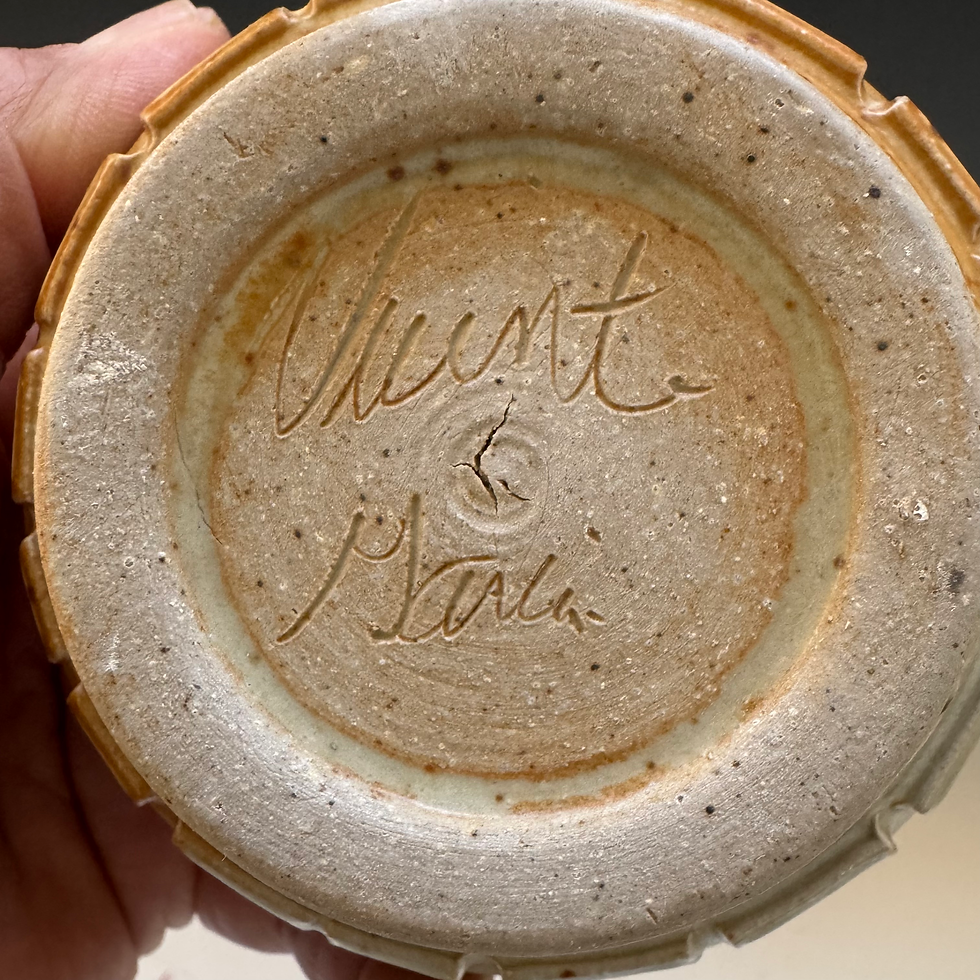 Thumbnail: Functional Stoneware Bowl - 3” x 4.5”