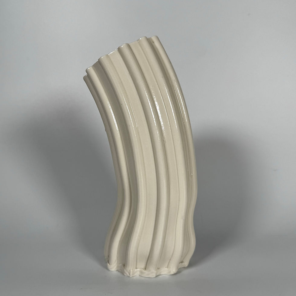 Thumbnail: Porcelain Vase - 8.75" x 4"