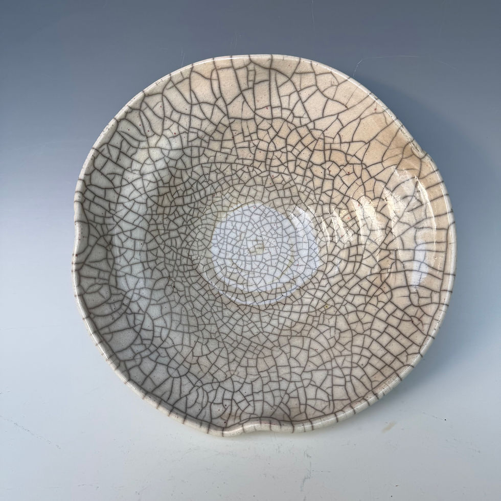 Thumbnail: Raku-fired Bowl  8.5“ x 2.5“