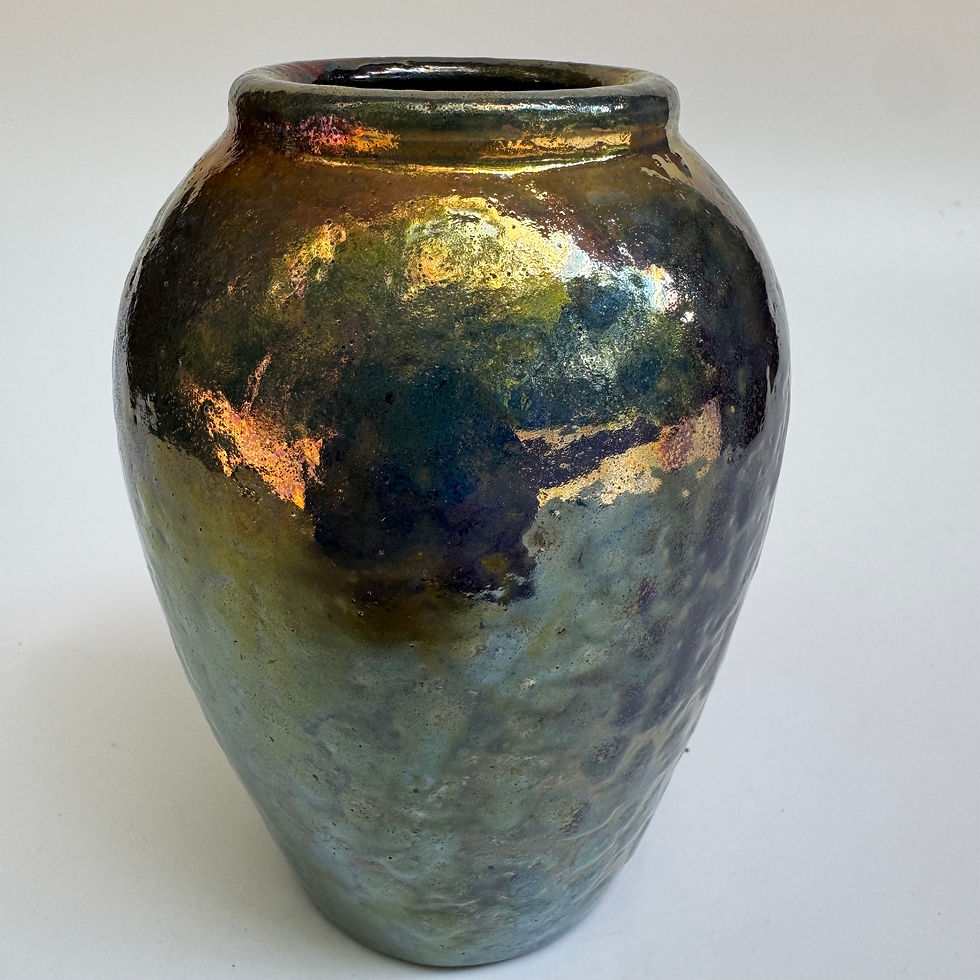 Thumbnail: Raku-fired Vessel  5.5“ x 4“