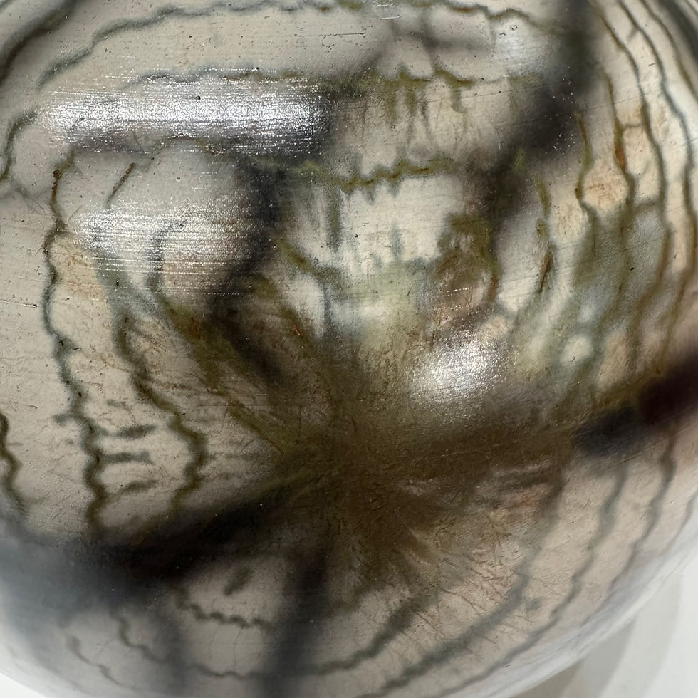 Thumbnail: Saggar fired Vase 7.25“ x 7“