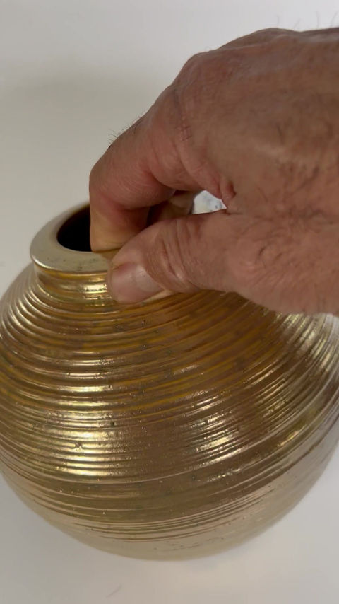 Thumbnail: Luster Vessel 7" x 6 7/8"