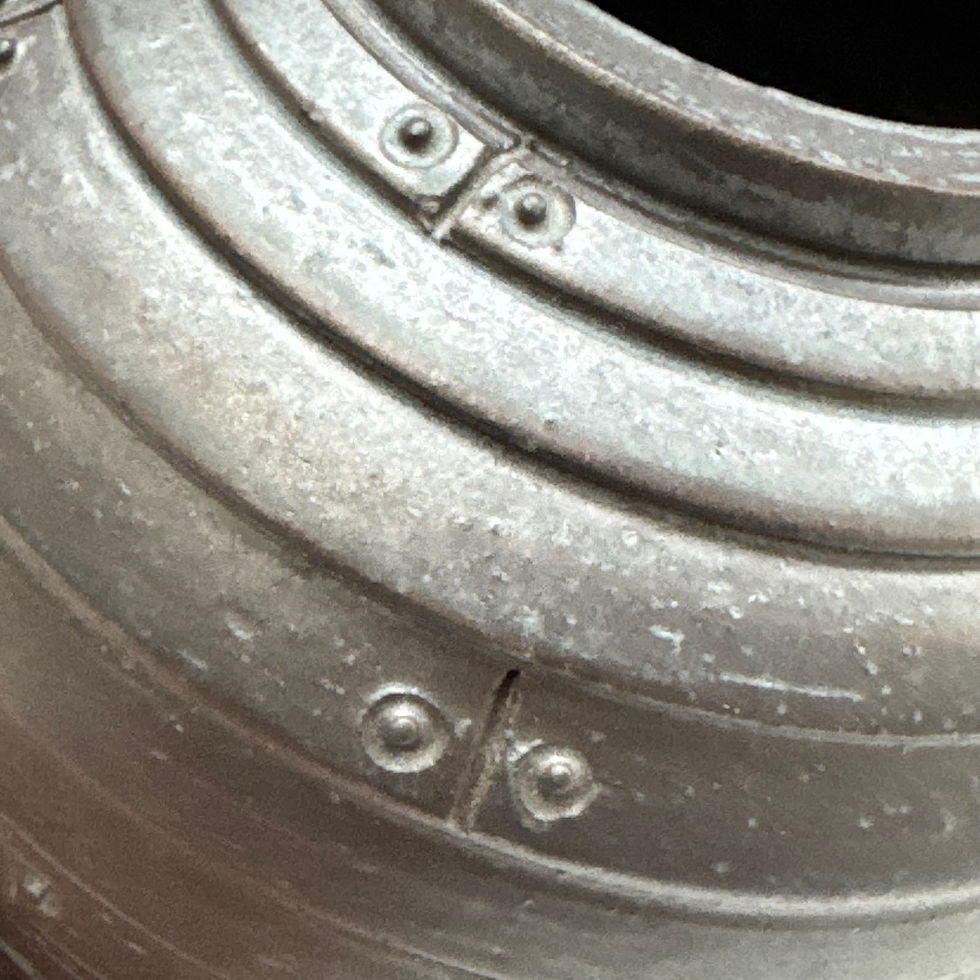 Thumbnail: Metallic Stoneware Vase - 5 1/8" x 4" 3/4