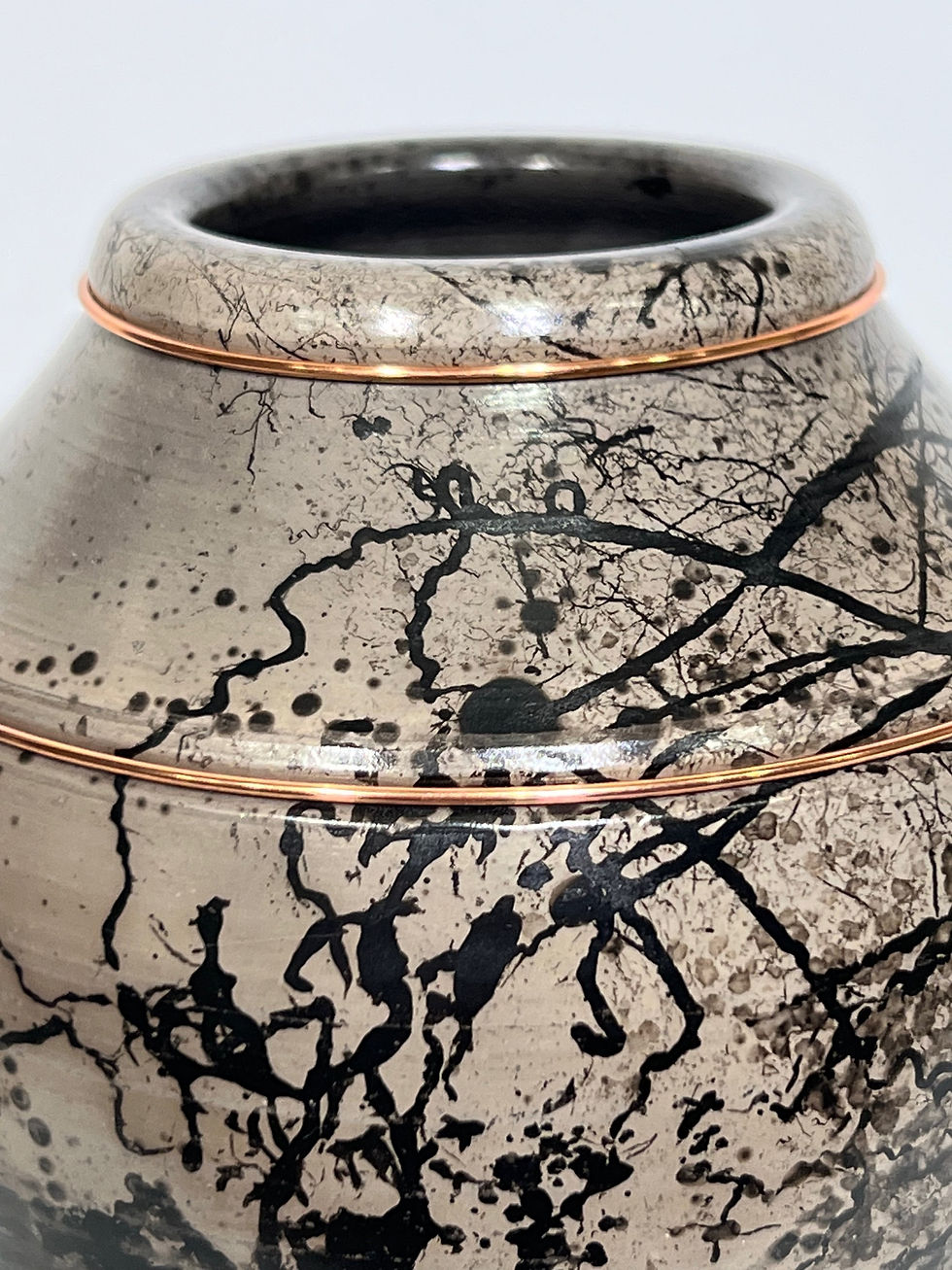 Thumbnail: Smoked Vessel - 5 3/8 x 4 7/8"