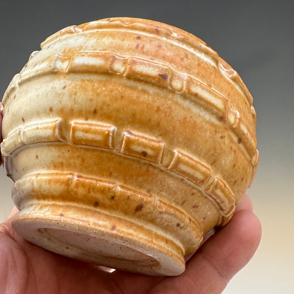 Thumbnail: Functional Stoneware Bowl - 3” x 4.5”