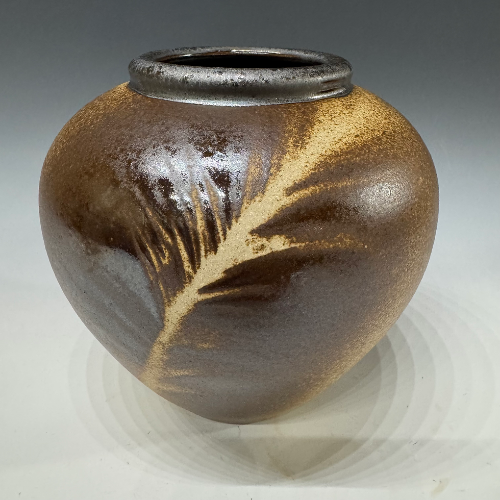 Thumbnail: Feather Vase  5.5” x 5.25