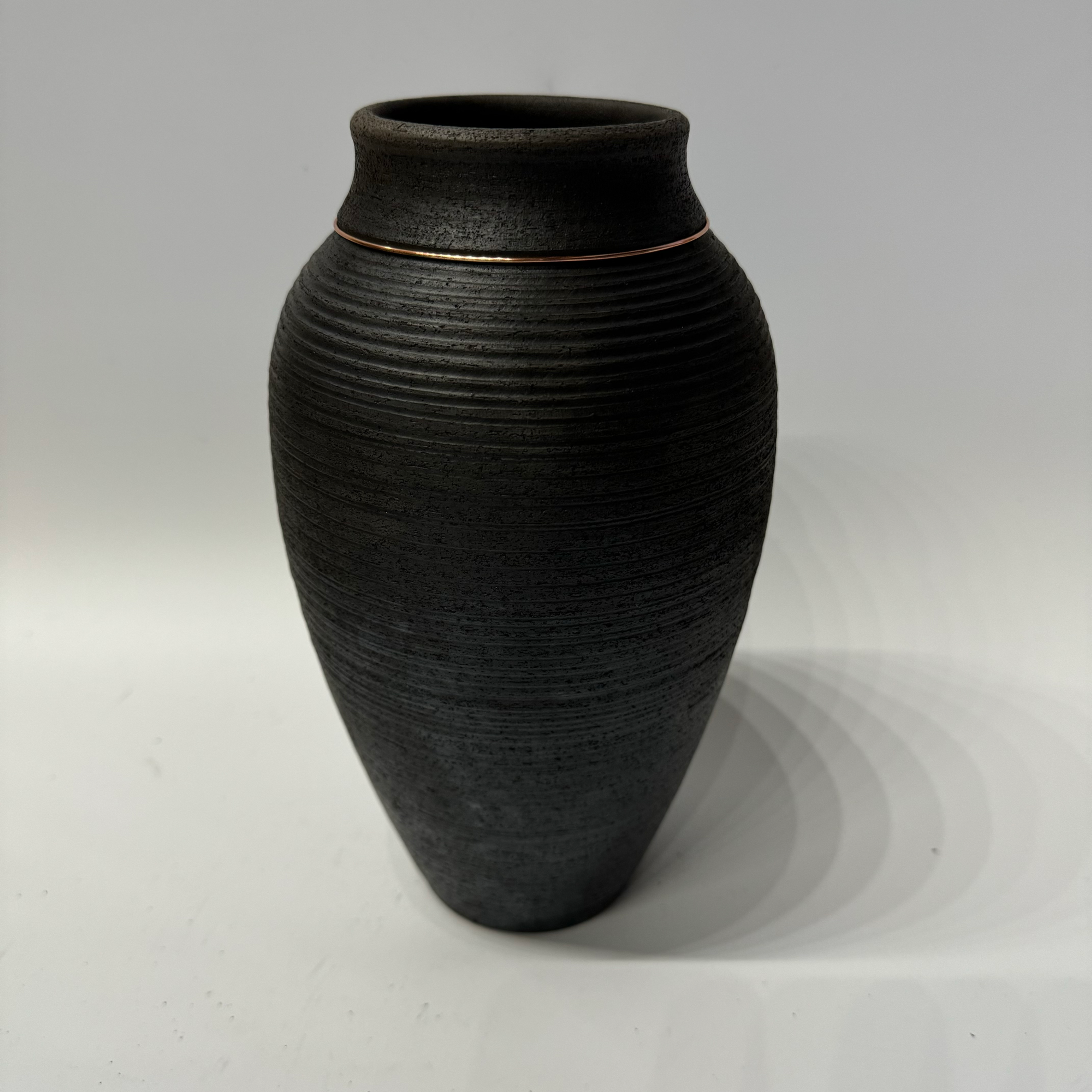 Decorative Smoked Vessel - 10 1/4” X 5 7/8”