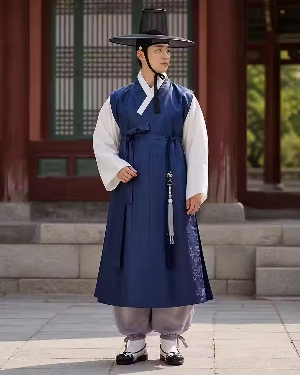 Hanbok masculin tenue traditionnelle coréenne