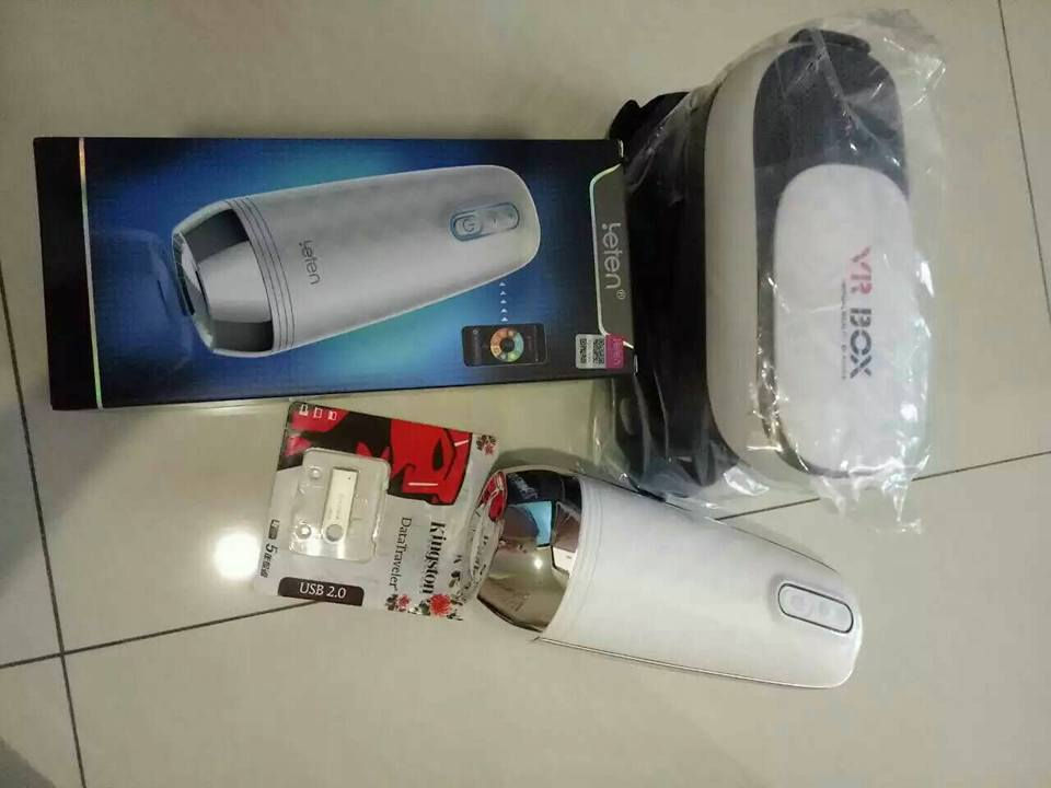 Thumbnail: 雷霆Z9香港品牌震动自吸仿真阴部飞机杯 + VR Box
