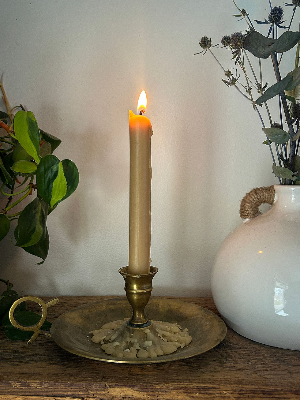 Thumbnail: Beeswax Candle - 100% Canadian Beeswax