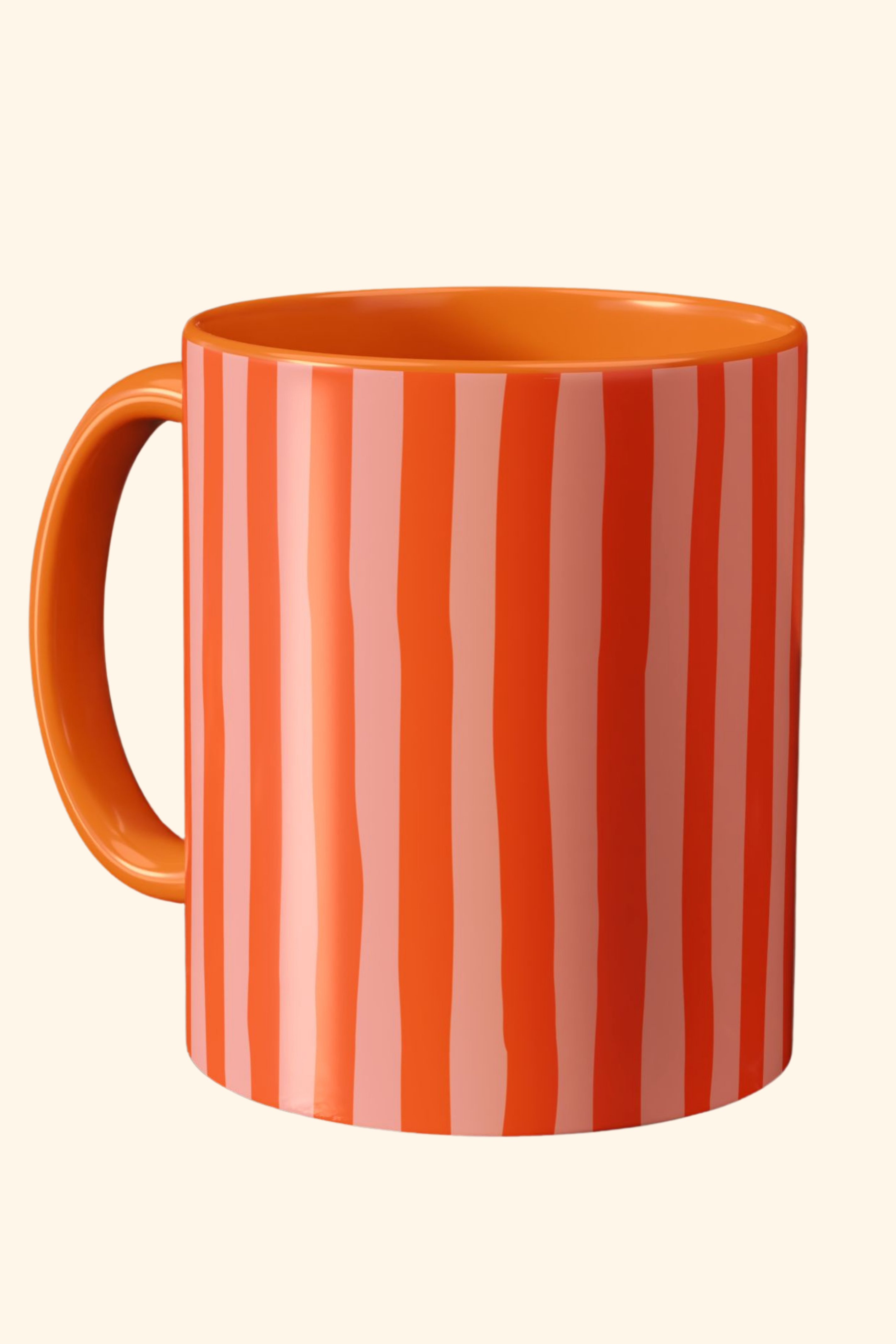 Mango Pop Temalı Porselen Tasarım Kupa