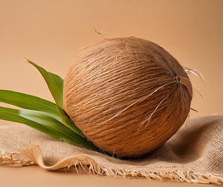 picture of coconut in burlap.jpg