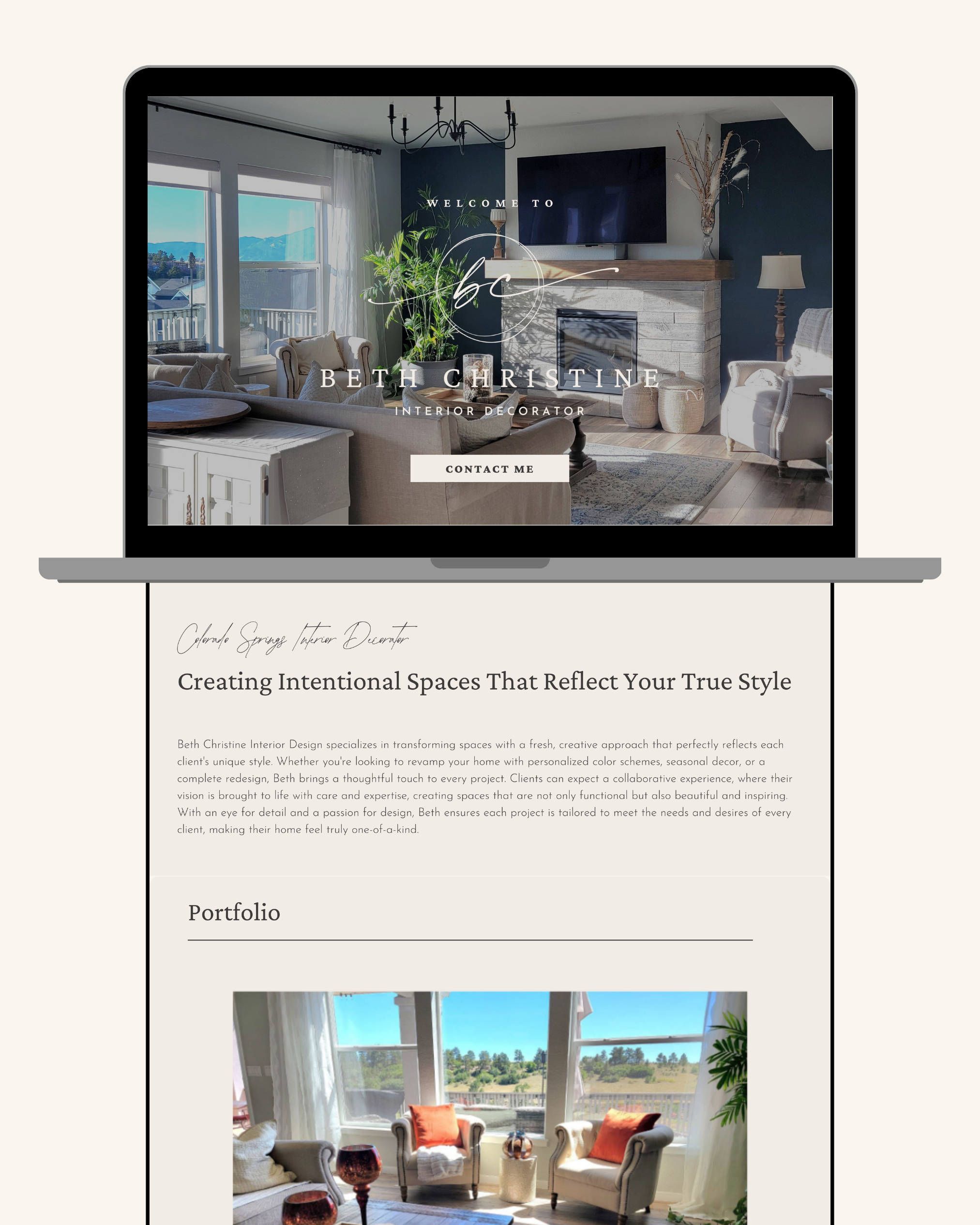 Interior design brand identity & website build