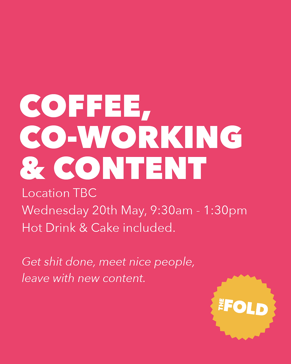 Coffee, Cake & Content - May 2026