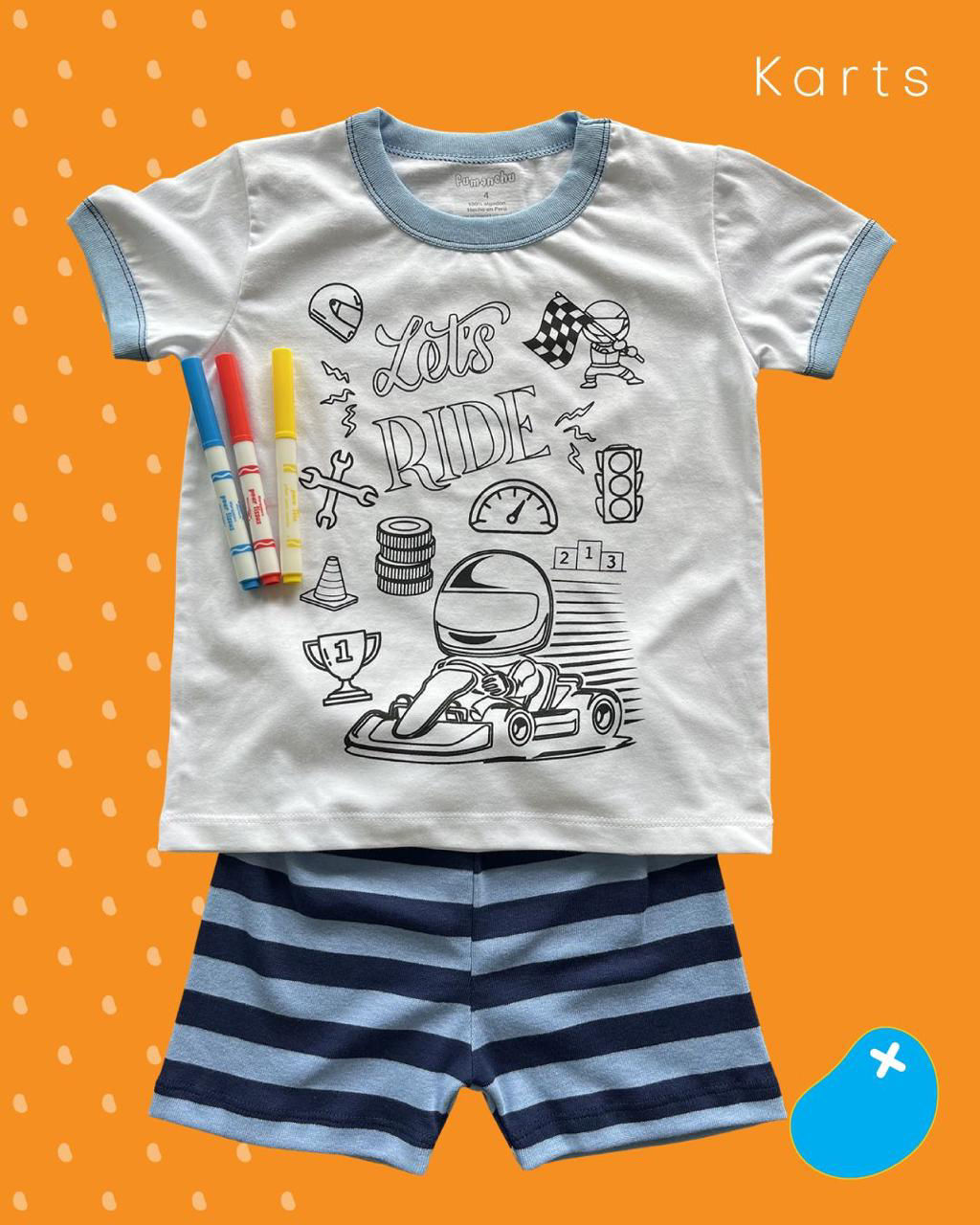 Pijama Verano Karts