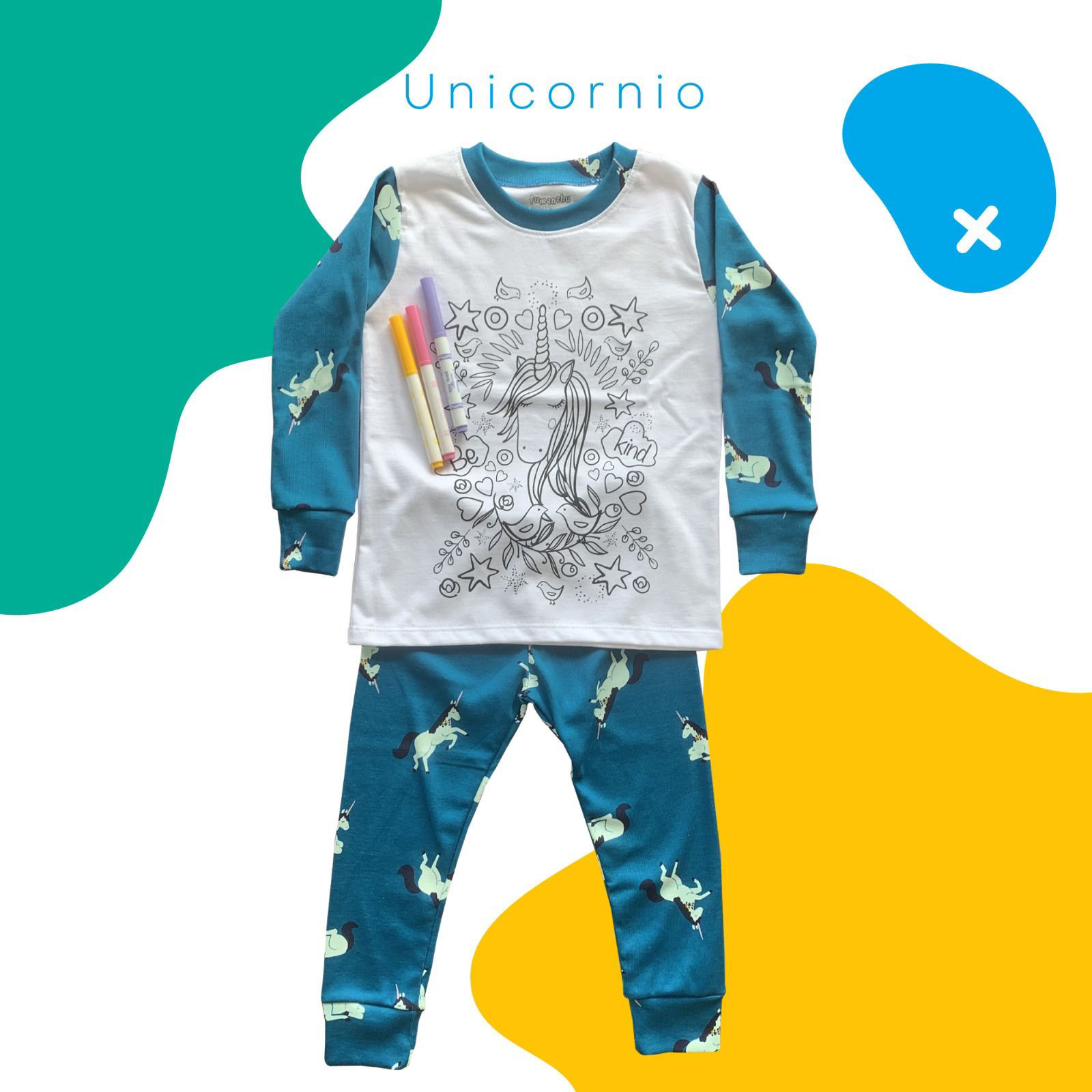 PIjama Invierno Unicornio