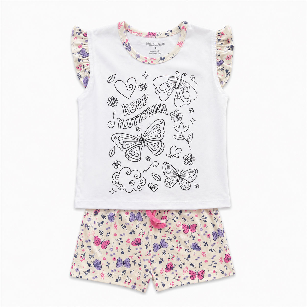 Pijama Verano Mariposa