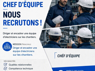 FRADELEC RECRUTE !