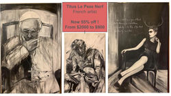 Titus Le Peze Nerf, French Artist. Now 55% off! From $2000 to $900
